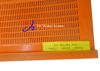 Los paneles rojos lineares de la pantalla del poliuretano del amarillo anaranjado no fáciles bloquear los agujeros