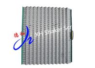 600 series del tipo pizarra Shaker Screen de la onda para la industria de la perforación petrolífera
