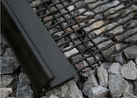 Mina de carbón tejida prensada tejida de doblez plana de la malla de alambre del acero inoxidable