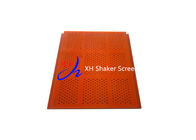 La pantalla minera del poliuretano de la vibración artesona tamaño modificado para requisitos particulares color anaranjado