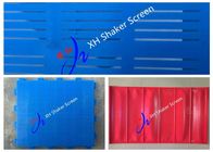 Tamiz vibratorio de la PU de Shaker Screen de la pizarra del poliuretano para el equipo minero