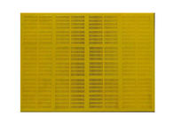 El vibrar de goma Mesh Screen 20 del poliuretano ~ 80 milímetros del grueso de color del amarillo