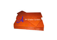 La pantalla minera del poliuretano de la vibración artesona tamaño modificado para requisitos particulares color anaranjado