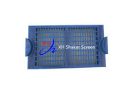 Forma azul del rectángulo de la pantalla de la tensión del poliuretano de la pantalla de la PU de la explotación minera del color